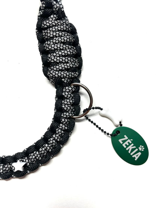 Laisse pour chien en paracorde faite main à Marseille - Zékia accessoires artisanaux