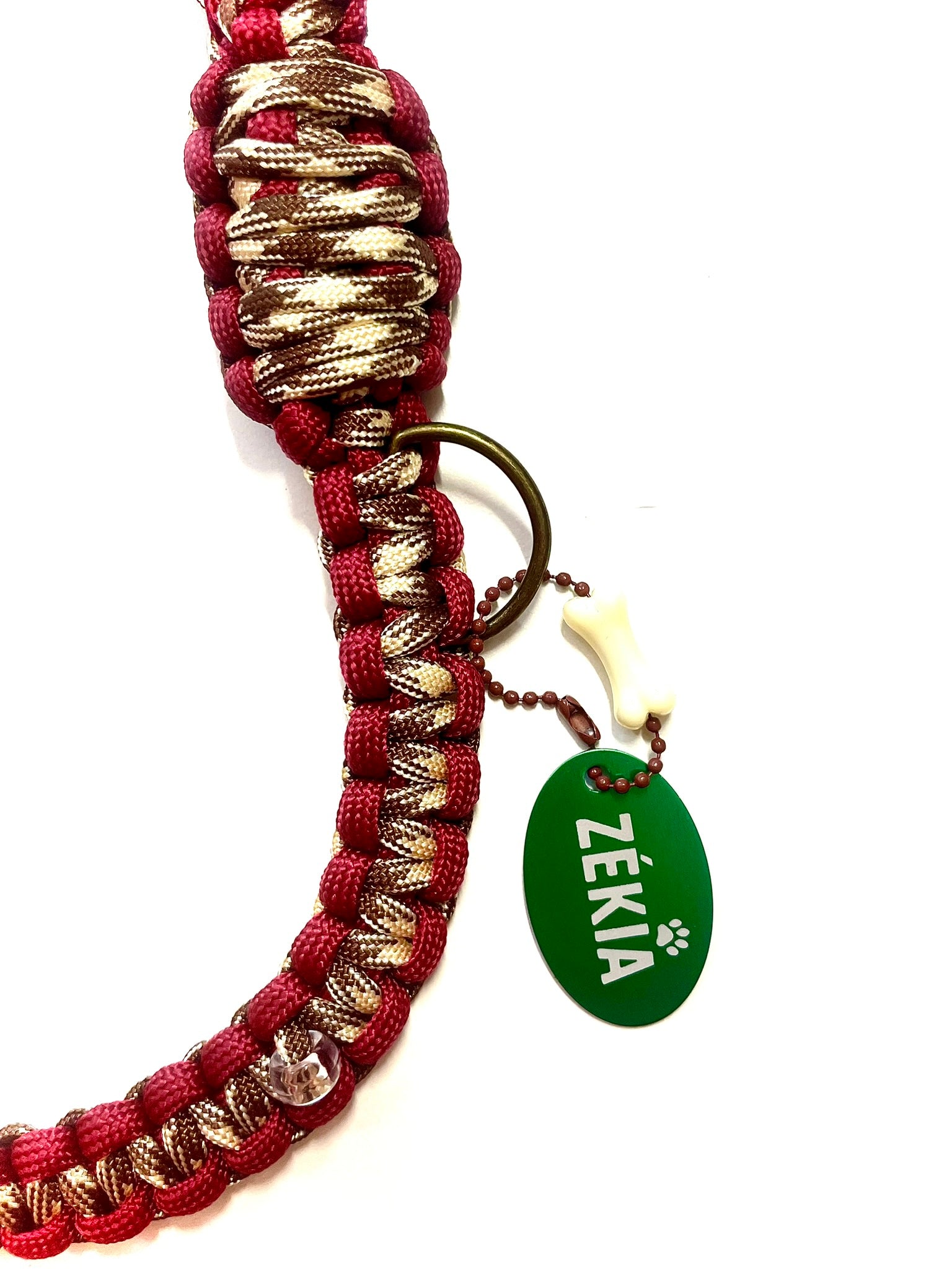Laisse pour chien en paracorde faite main à Marseille - Zékia accessoires artisanaux