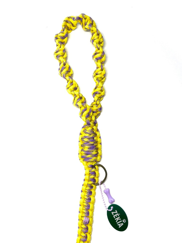 Laisse pour chien en paracorde faite main à Marseille - Zékia accessoires artisanaux