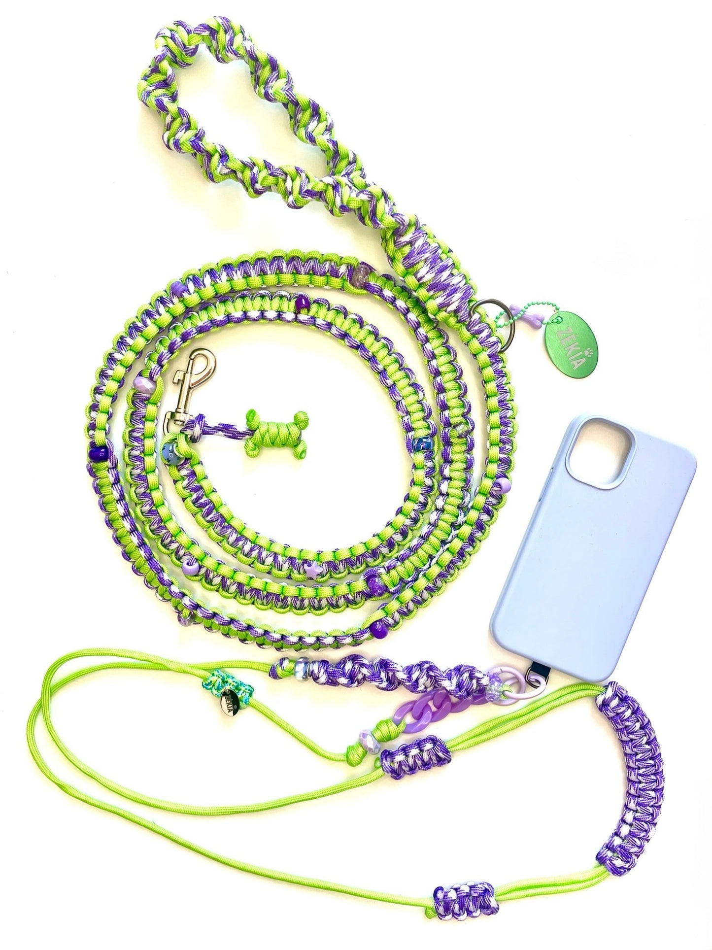 Cordon de téléphone en paracorde - Bright Ivy | ZÉKIA