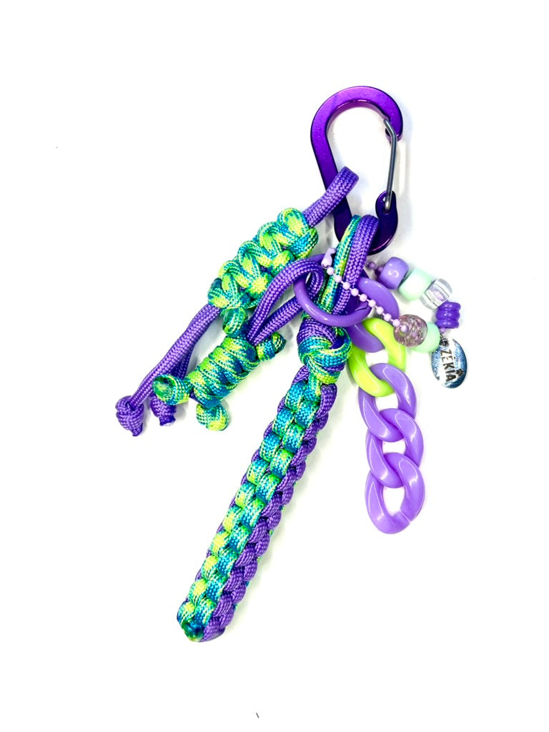 Charms en paracorde - Cosmic Lime | ZÉKIA