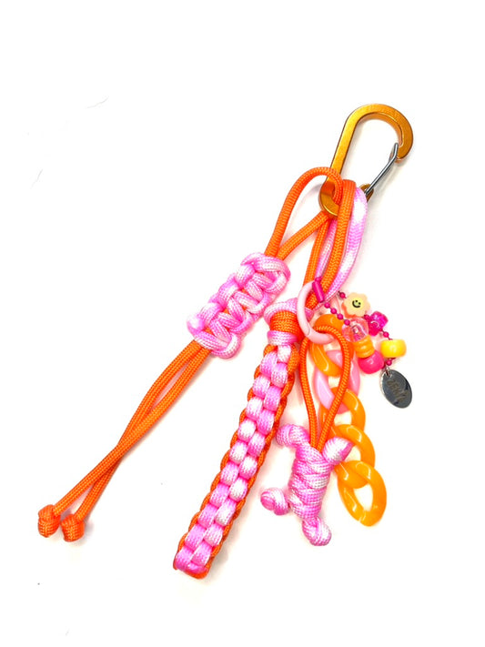 Charms en paracorde - Papaya Pink | ZÉKIA