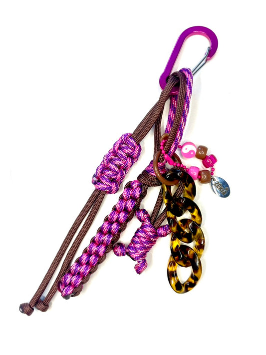 Charms en paracorde - Brownie Rose | ZÉKIA