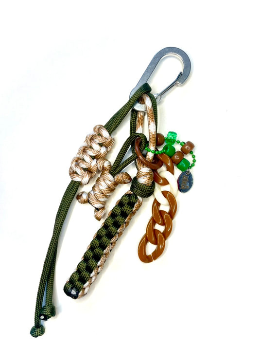 Charms en paracorde - Kaki Sand | ZÉKIA