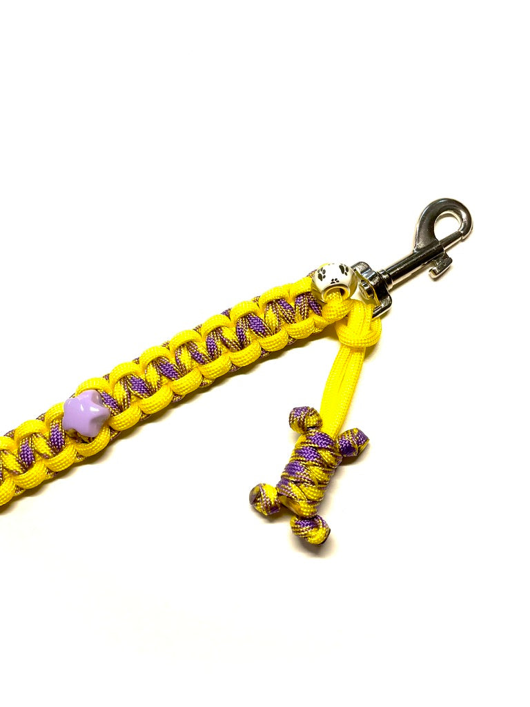 Laisse pour chien en paracorde faite main à Marseille - Zékia accessoires artisanaux