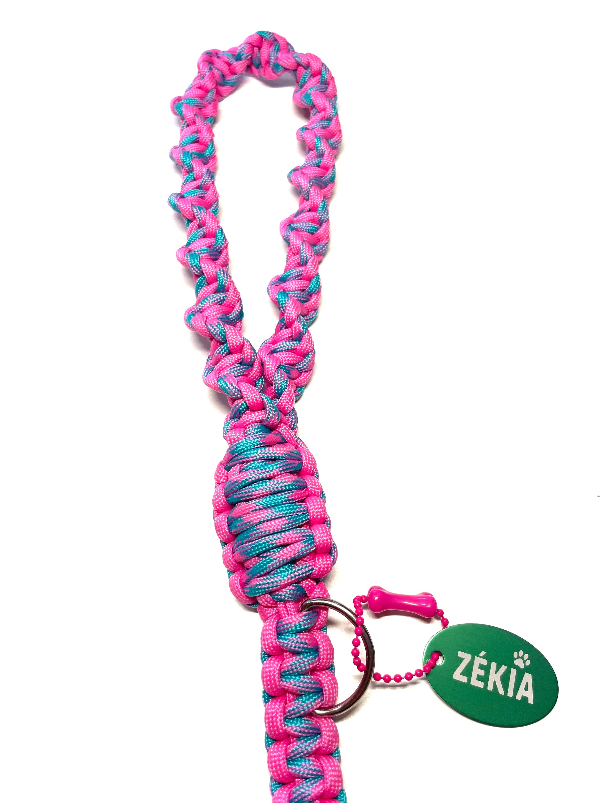 Laisse pour chien en paracorde faite main à Marseille - Zékia accessoires artisanaux
