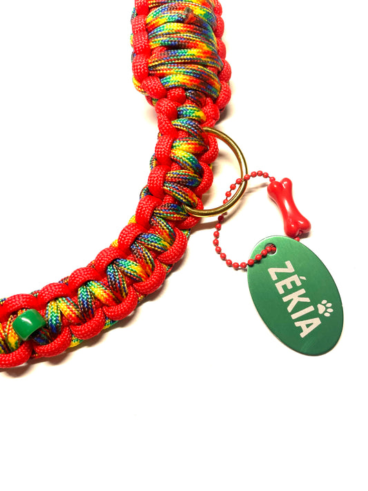 Laisse pour chien en paracorde faite main à Marseille - Zékia accessoires artisanaux