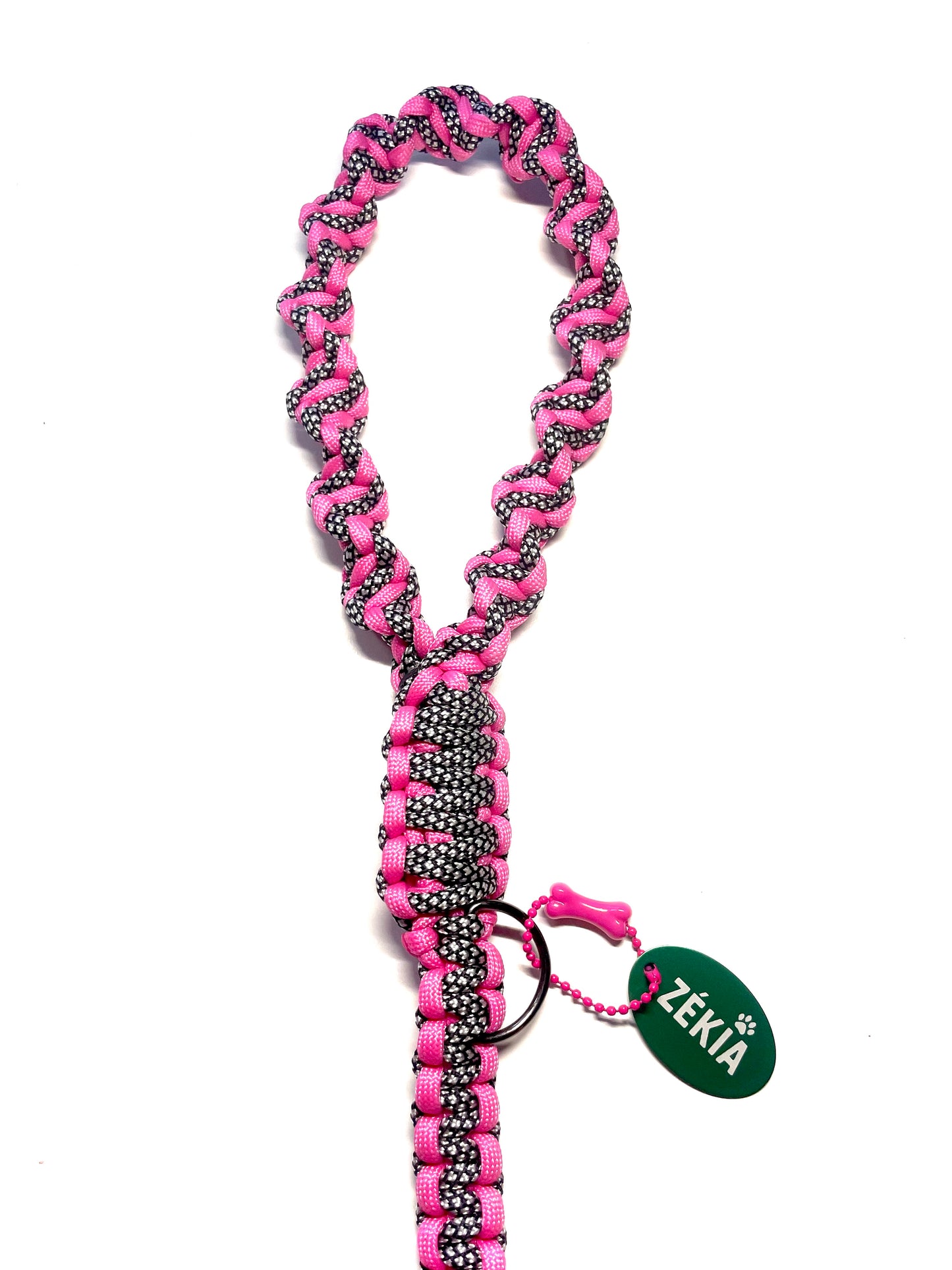 Laisse pour chien en paracorde faite main à Marseille - Zékia accessoires artisanaux