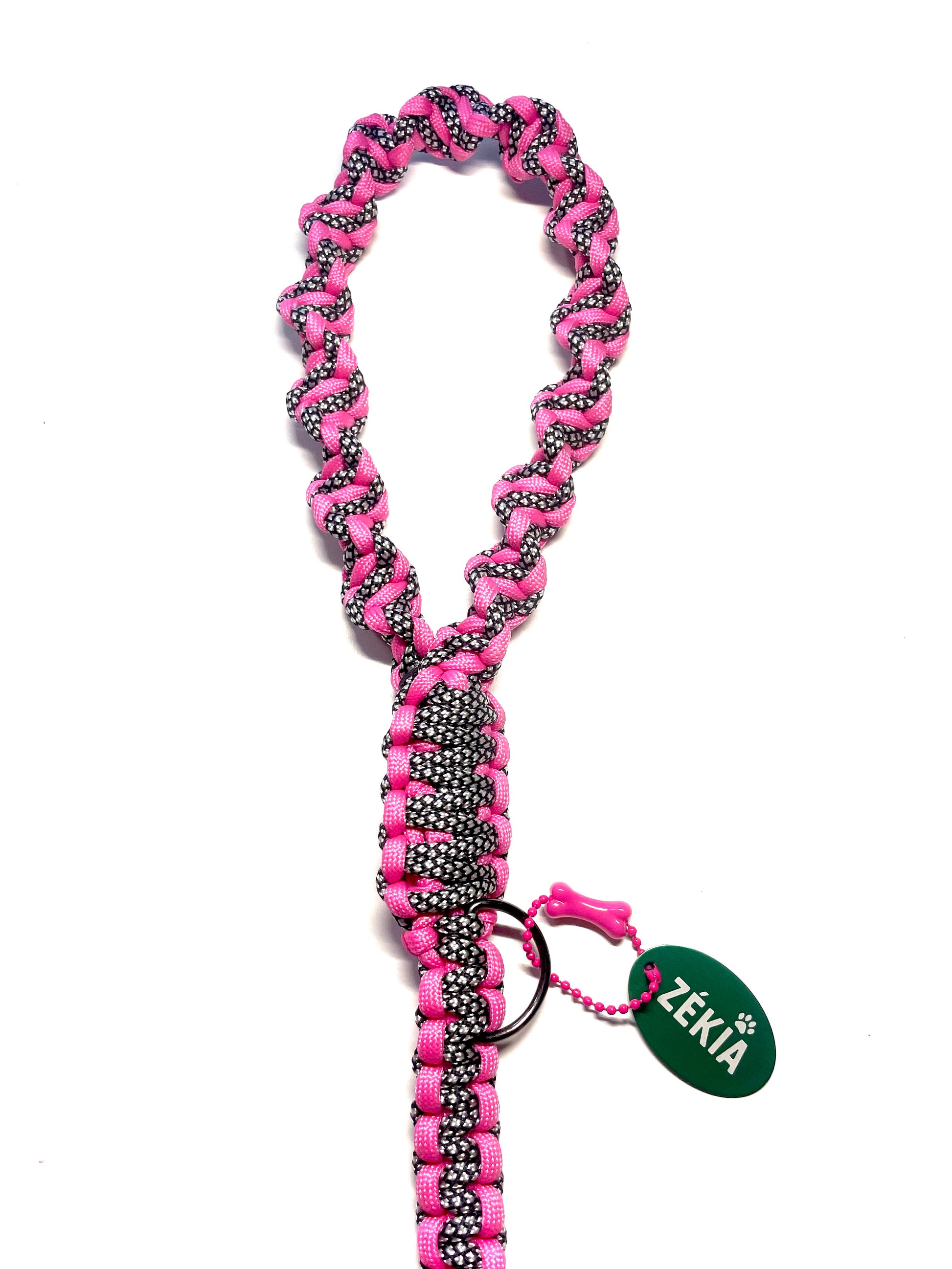Laisse pour chien en paracorde faite main à Marseille - Zékia accessoires artisanaux