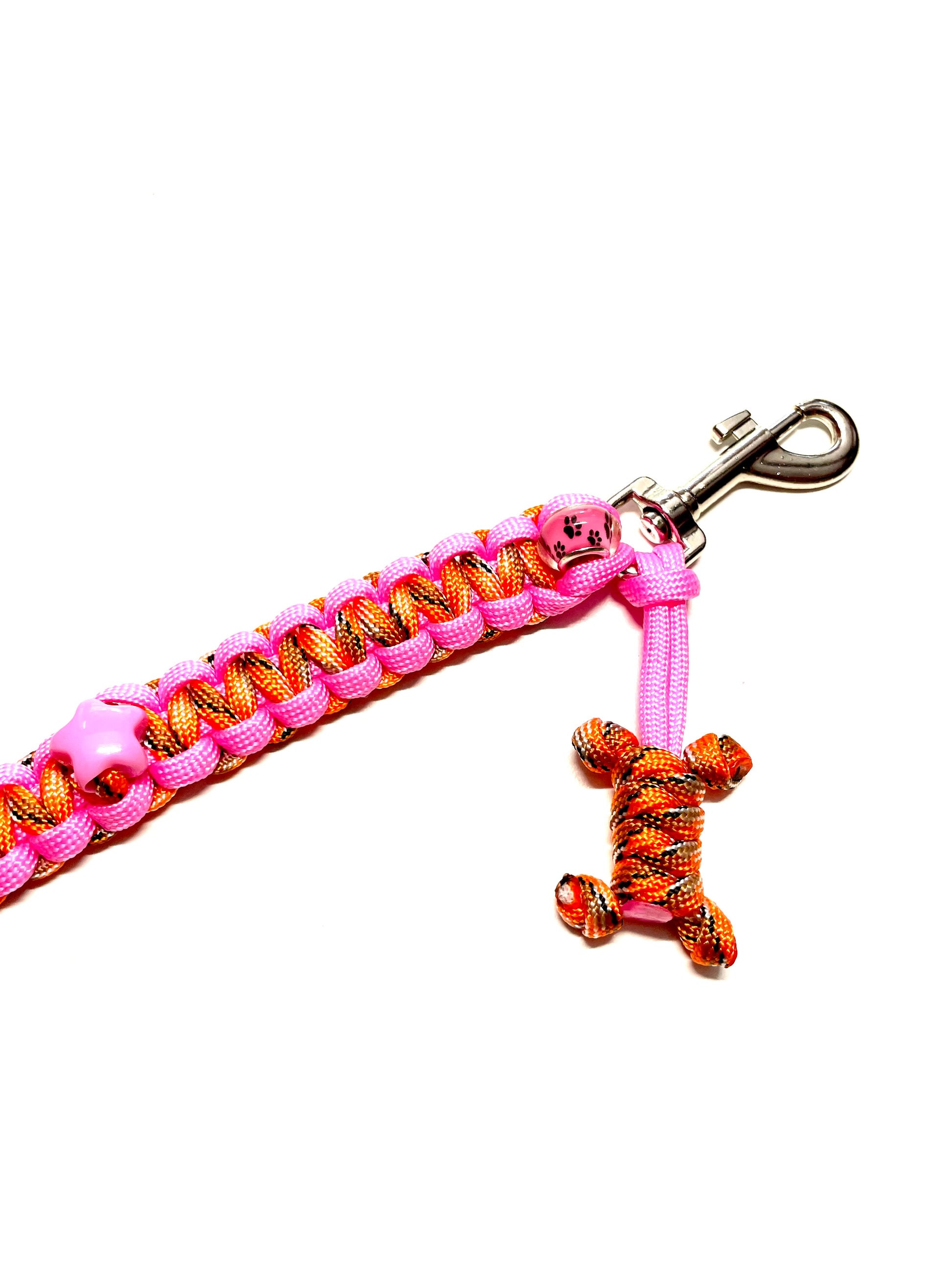Laisse pour chien en paracorde faite main à Marseille - Zékia accessoires artisanaux