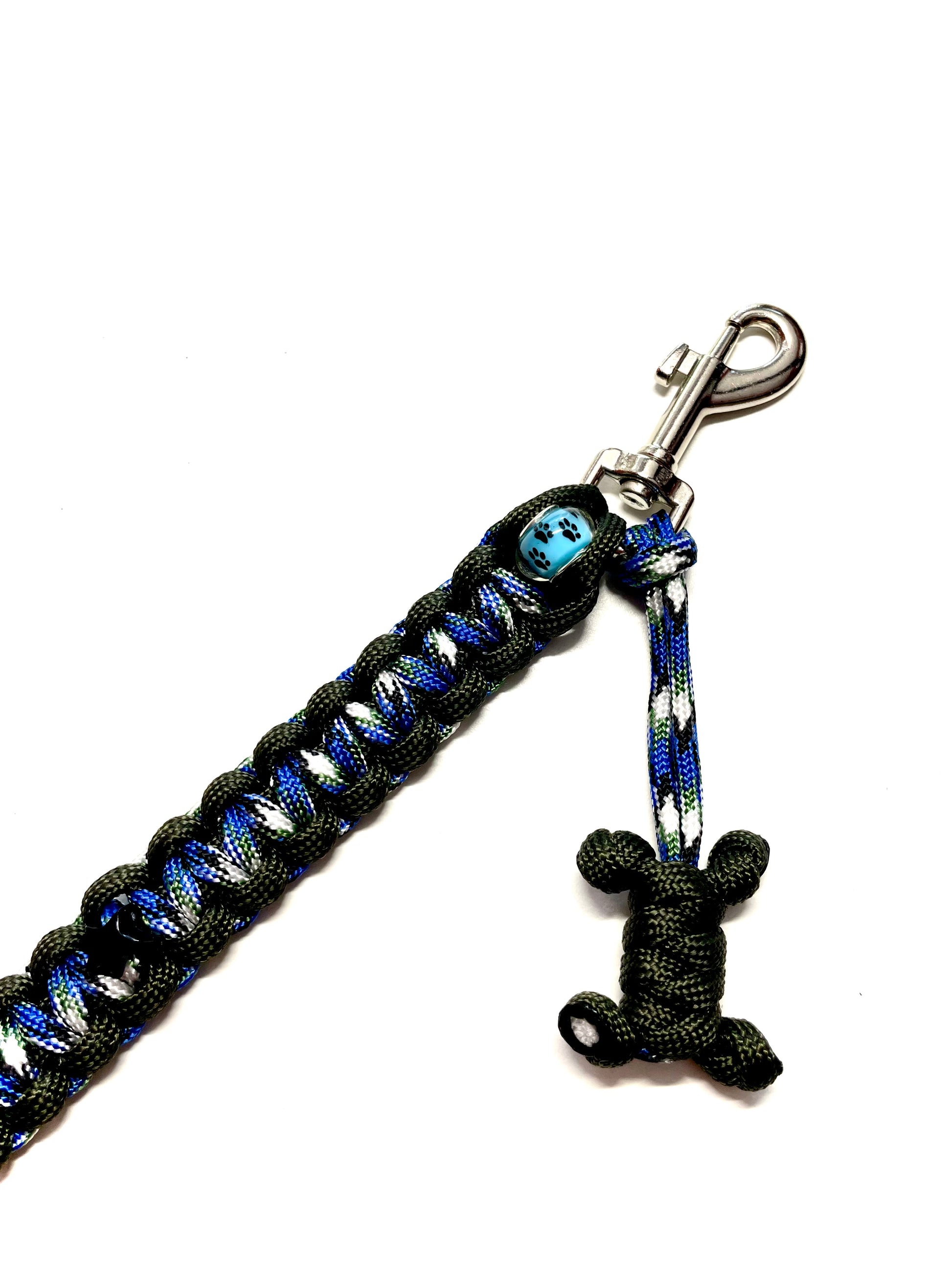 Laisse pour chien en paracorde faite main à Marseille - Zékia accessoires artisanaux
