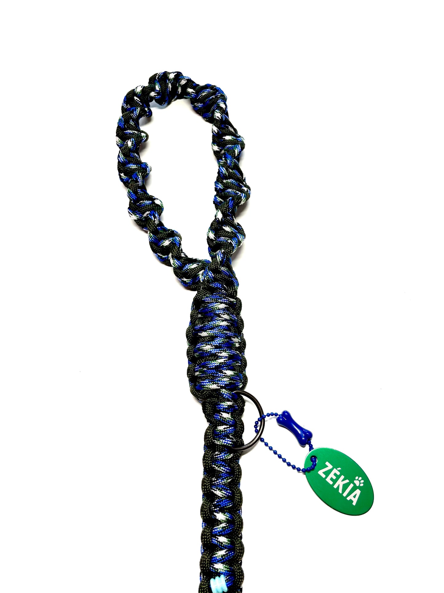 Laisse pour chien en paracorde faite main à Marseille - Zékia accessoires artisanaux