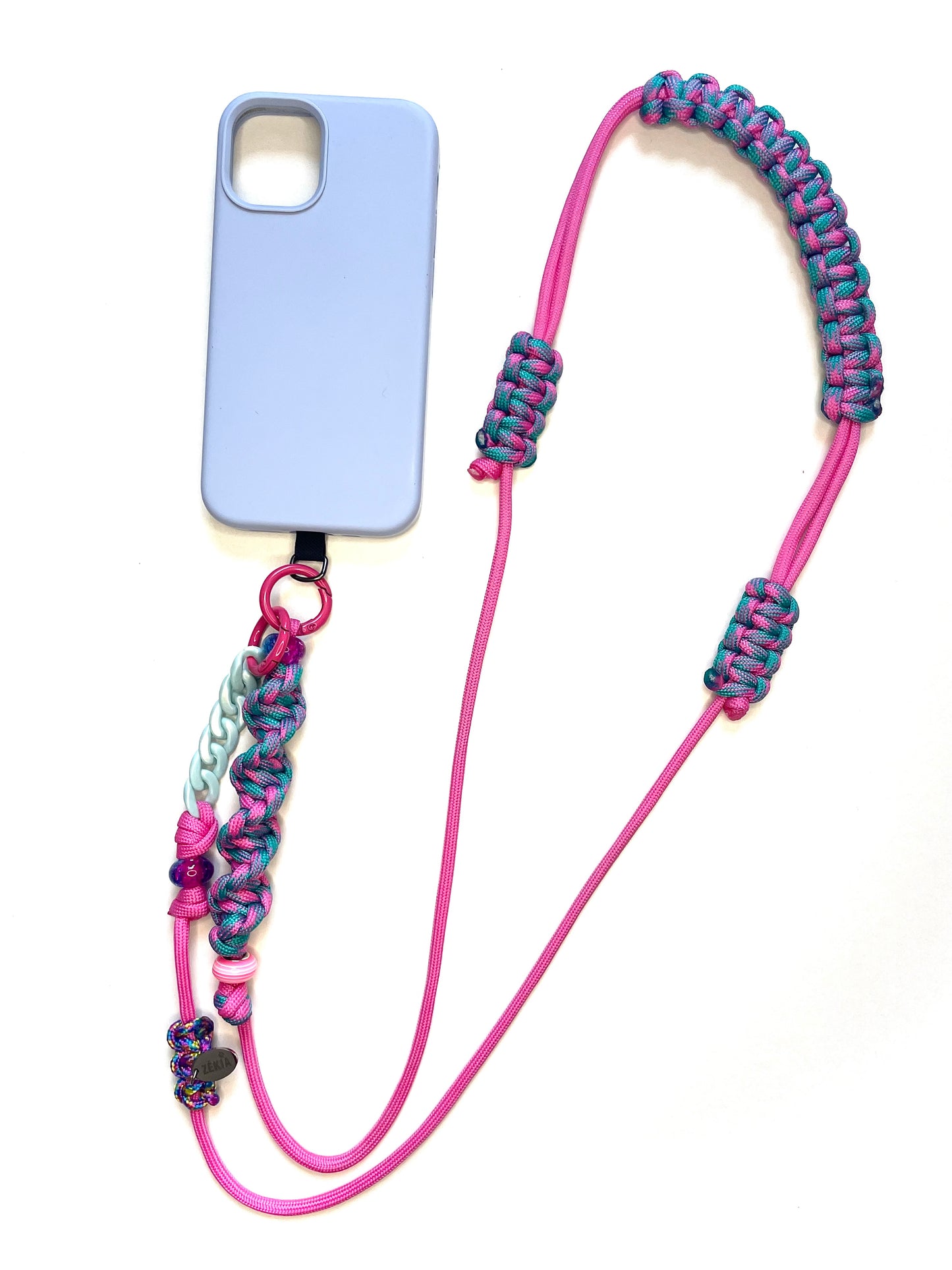 Cordon de téléphone en paracorde - Candy Wave | ZÉKIA