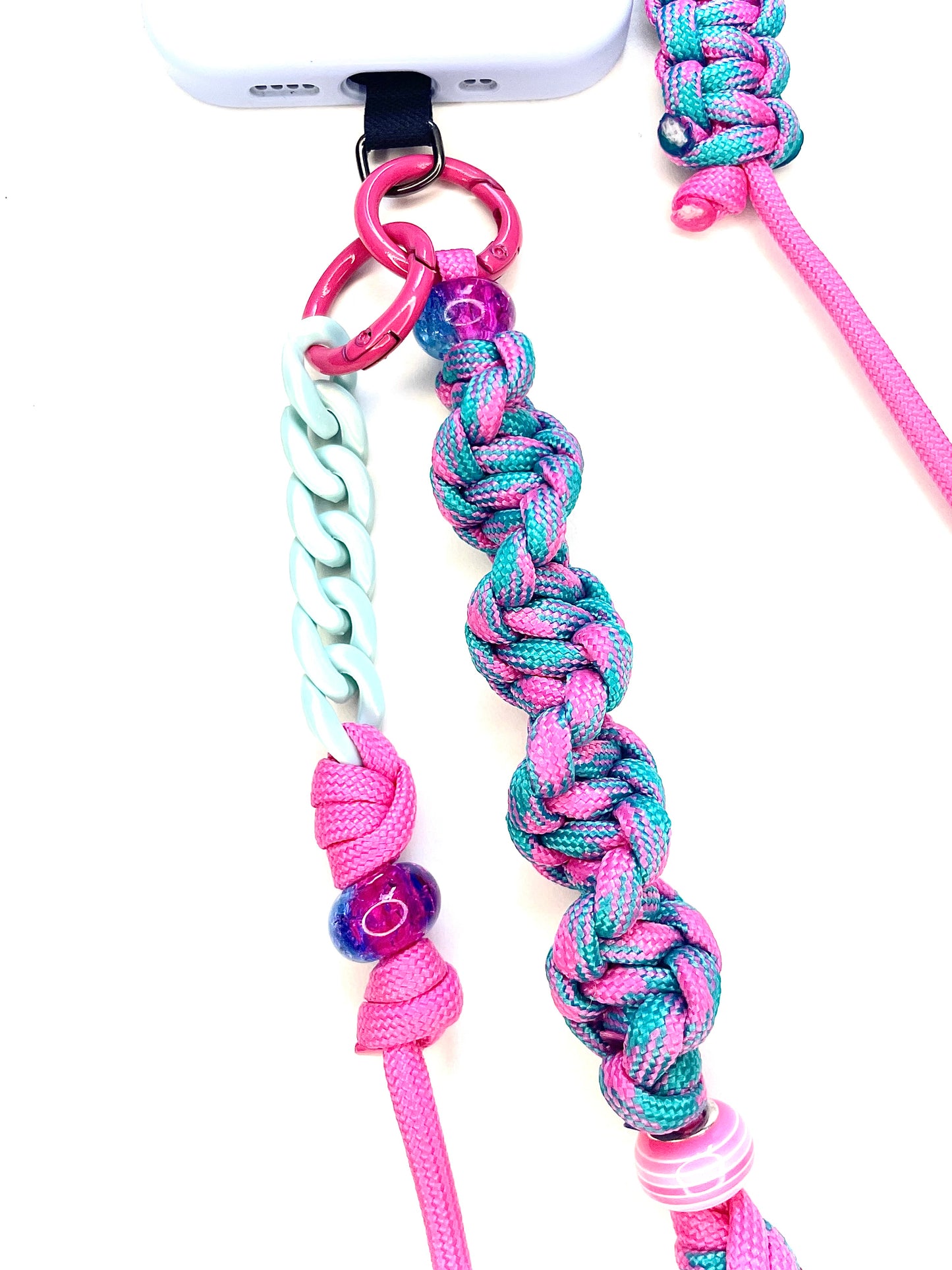 Cordon de téléphone en paracorde - Candy Wave | ZÉKIA