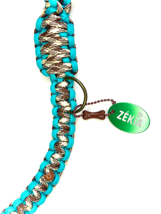 Laisse pour chien en paracorde faite main à Marseille - Zékia accessoires artisanaux