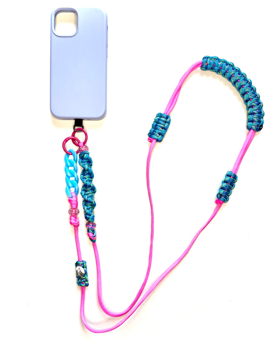 Cordon de téléphone en paracorde - Bubble Gum | ZÉKIA
