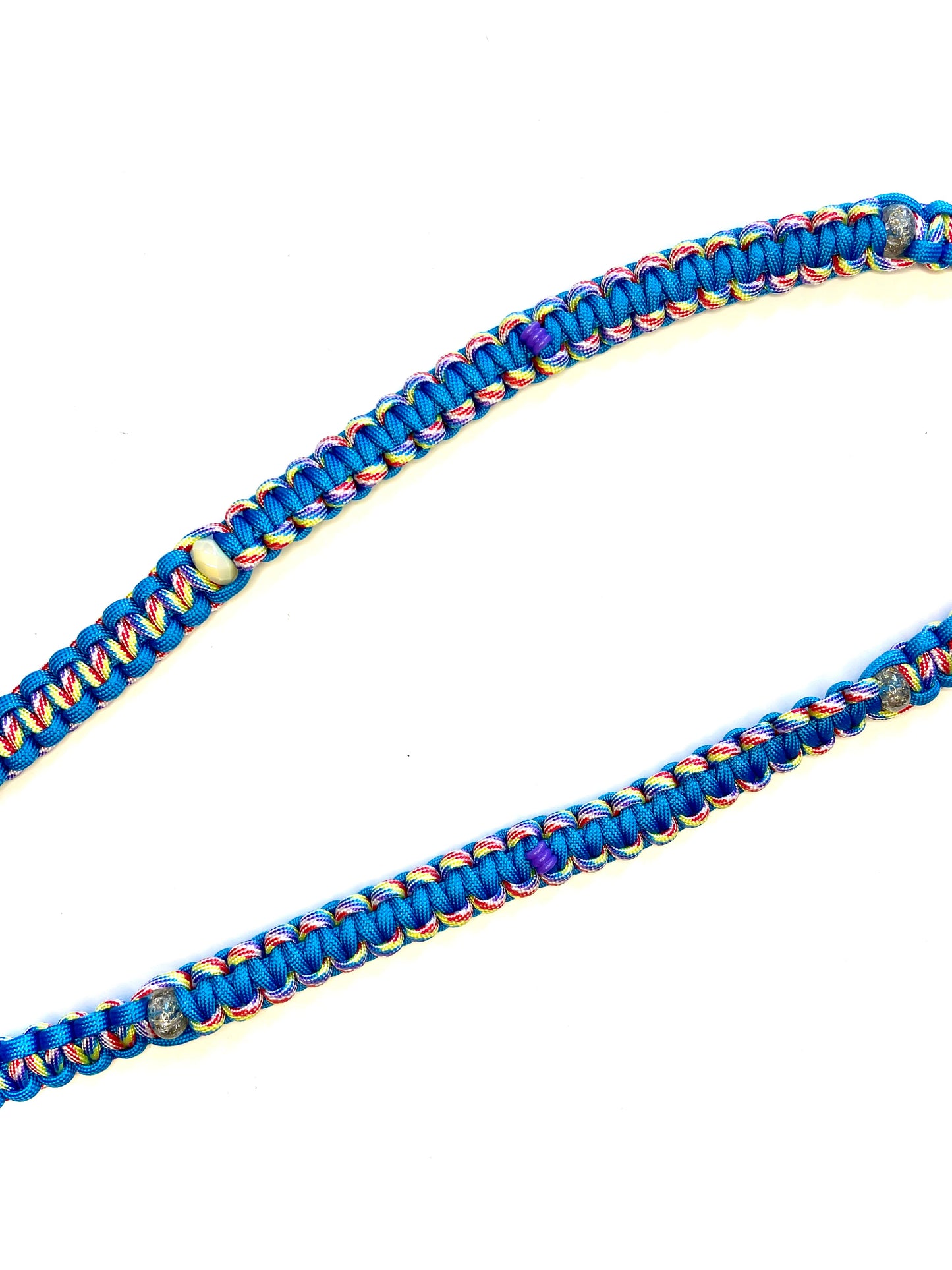 Laisse balade en paracorde - Rainbow Splash | ZÉKIA