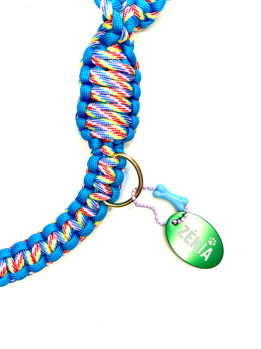 Laisse pour chien en paracorde faite main à Marseille - Zékia accessoires artisanaux