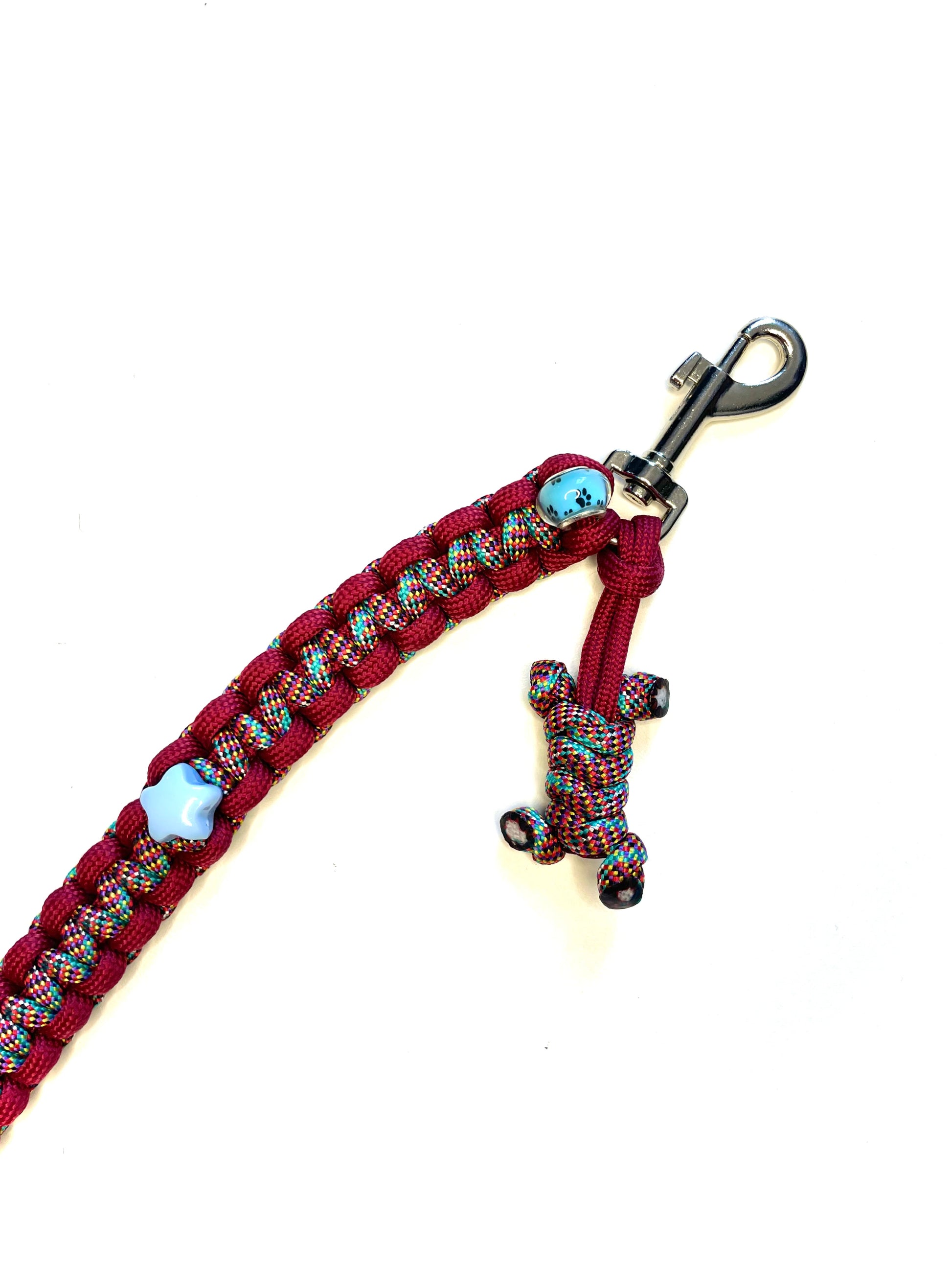 Laisse pour chien en paracorde faite main à Marseille - Zékia accessoires artisanaux