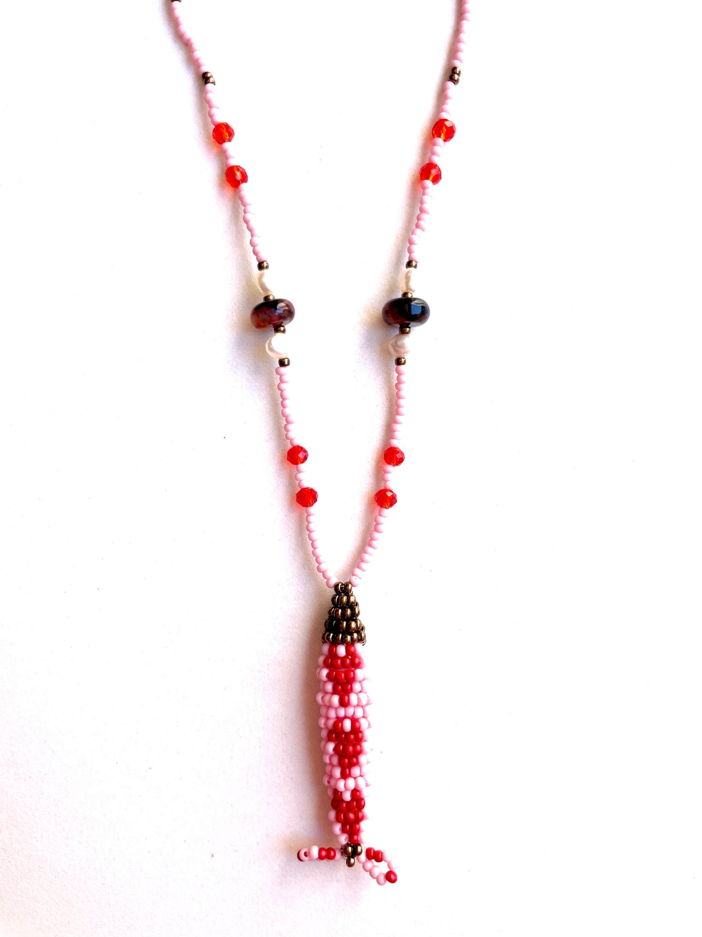 Collier perles - Bande de sardines | Rose Rouge