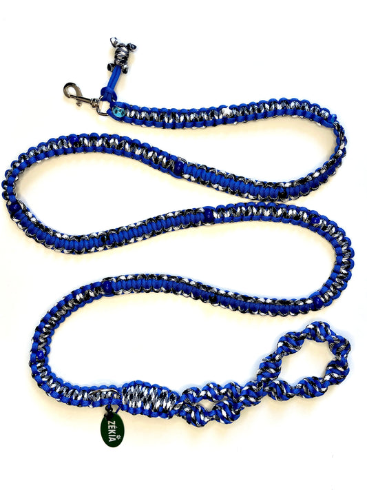 Laisse pour chien en paracorde faite main à Marseille - Zékia accessoires artisanaux