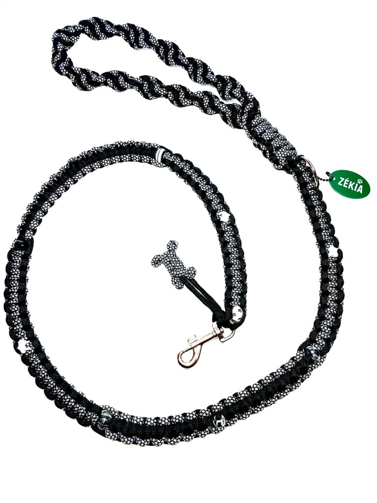 Laisse pour chien en paracorde faite main à Marseille - Zékia accessoires artisanaux