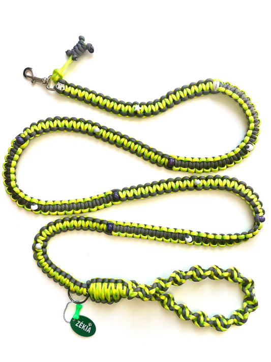 Laisse pour chien en paracorde faite main à Marseille - Zékia accessoires artisanaux