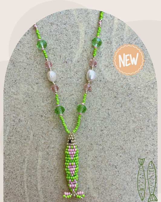 Collier perles - Bande de sardines | Pomme