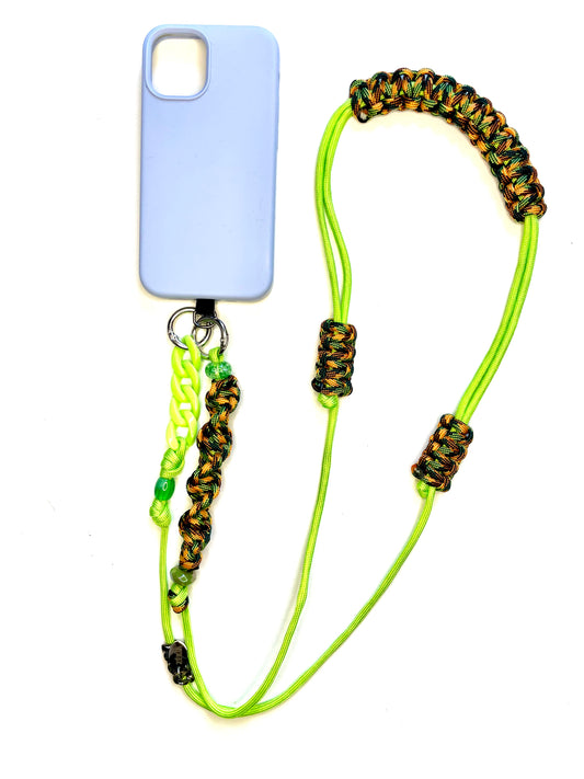 Cordon de telephone paracorde fait main a Marseille - zekia accessoires artisanaux