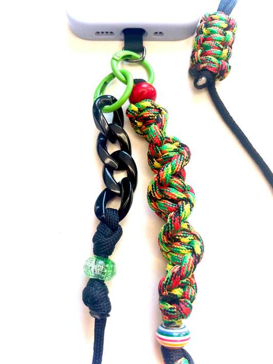 Cordon de telephone paracorde fait main a Marseille - zekia accessoires artisanaux