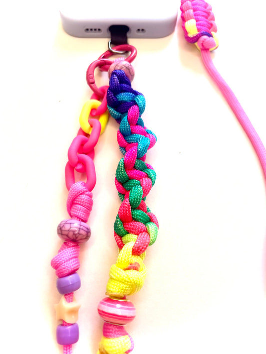 Cordon de telephone paracorde fait main a Marseille - zekia accessoires artisanaux