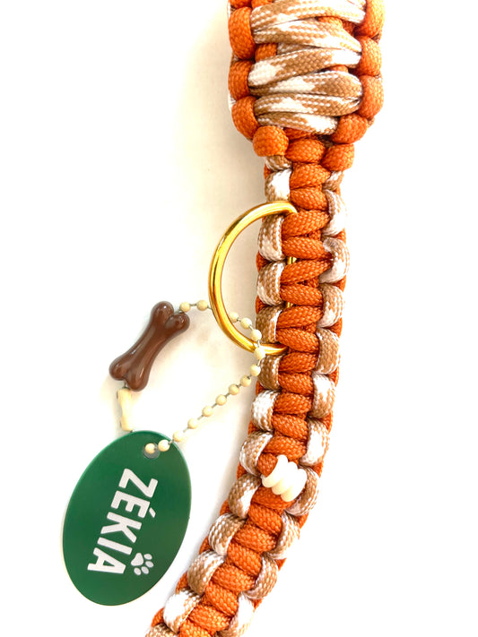 Laisse pour chien en paracorde faite main à Marseille - Zékia accessoires artisanaux