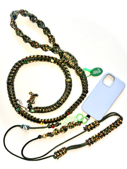 Laisse pour chien en paracorde faite main à Marseille - Zékia accessoires artisanaux