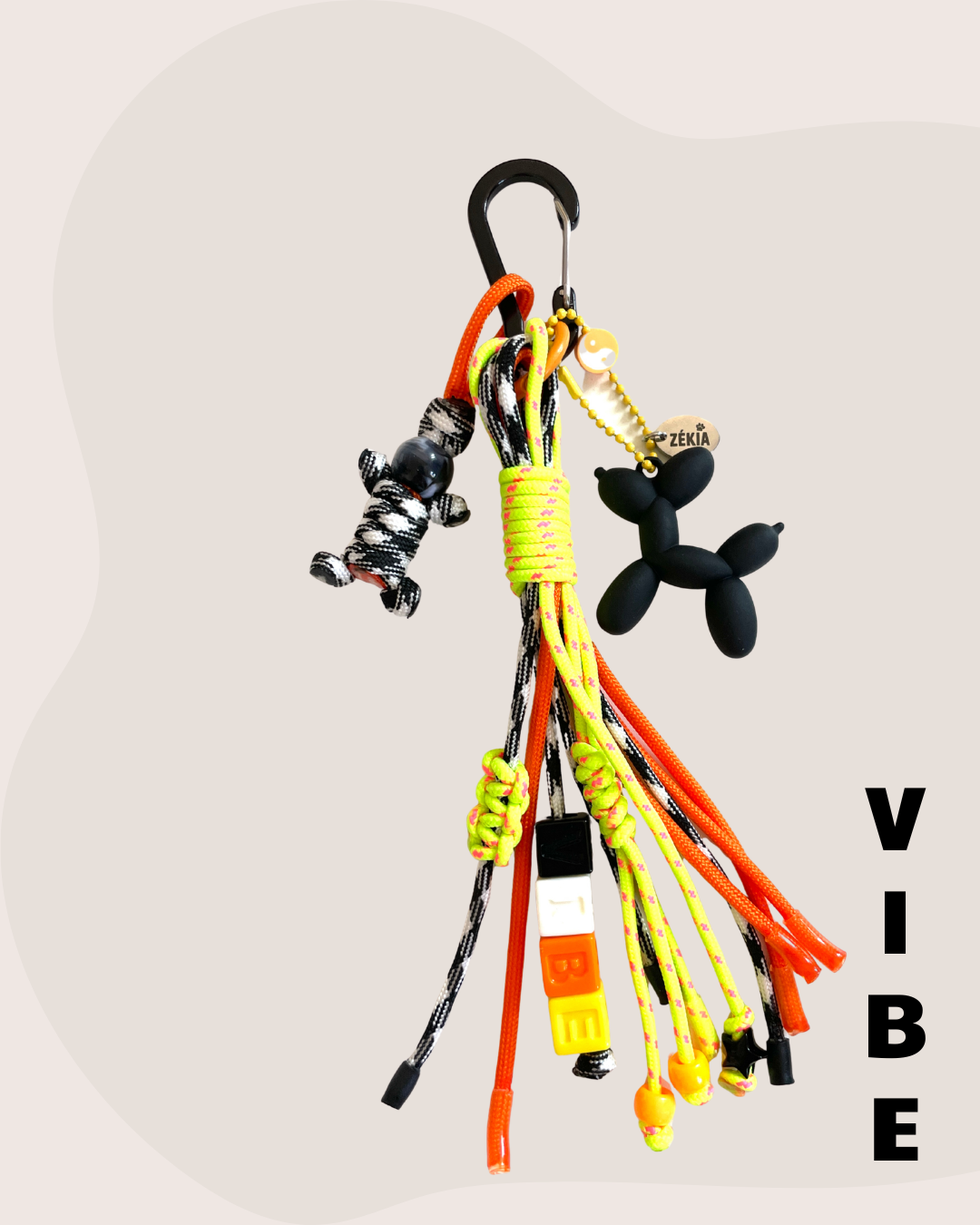 Charms en paracorde " VIBE "