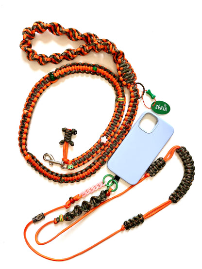 Cordon de téléphone paracorde fait main à Marseille - zékia accessoires artisanaux