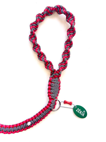 Laisse pour chien en paracorde faite main à Marseille - Zékia accessoires artisanaux