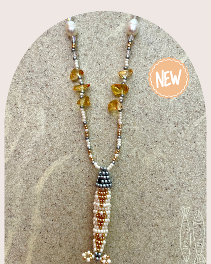 Collier perles - Bande de sardines | Coton