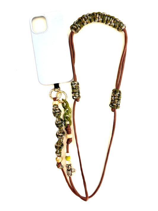 Cordon de telephone paracorde fait main a Marseille - zekia accessoires artisanaux