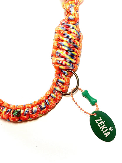 Laisse pour chien en paracorde faite main à Marseille - Zékia accessoires artisanaux