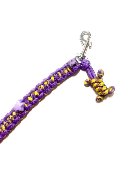 Laisse pour chien en paracorde faite main à Marseille - Zékia accessoires artisanaux