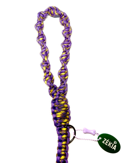 Laisse pour chien en paracorde faite main à Marseille - Zékia accessoires artisanaux