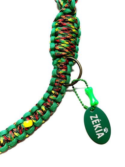 Laisse pour chien en paracorde faite main à Marseille - Zékia accessoires artisanaux