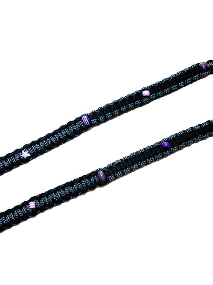 Laisse pour chien en paracorde faite main à Marseille - Zékia accessoires artisanaux