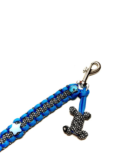 Laisse pour chien en paracorde faite main à Marseille - Zékia accessoires artisanaux