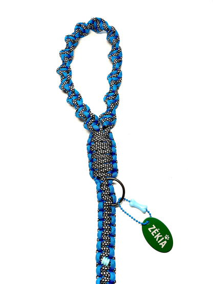 Laisse pour chien en paracorde faite main à Marseille - Zékia accessoires artisanaux