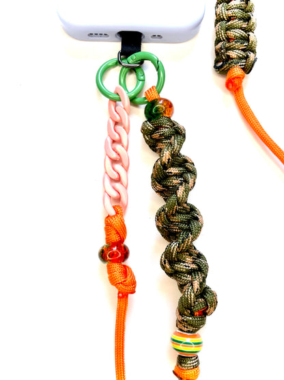 Cordon de téléphone paracorde fait main à Marseille - zékia accessoires artisanaux