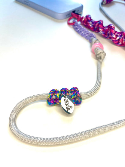 Cordon de téléphone paracorde fait main à Marseille - zékia accessoires artisanaux
