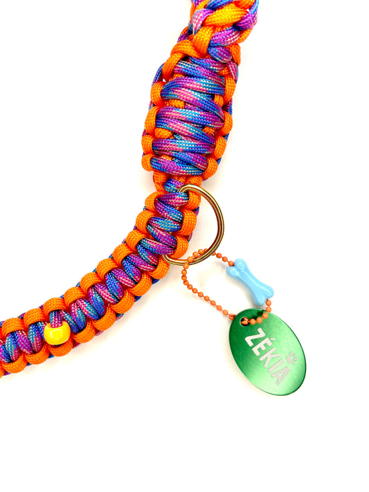 Laisse pour chien en paracorde faite main à Marseille - Zékia accessoires artisanaux