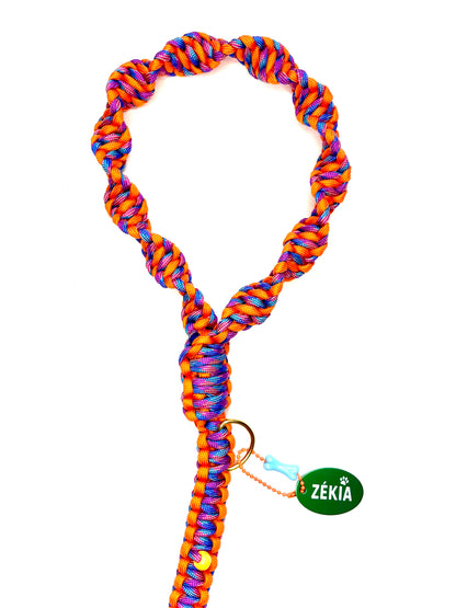 Laisse pour chien en paracorde faite main à Marseille - Zékia accessoires artisanaux