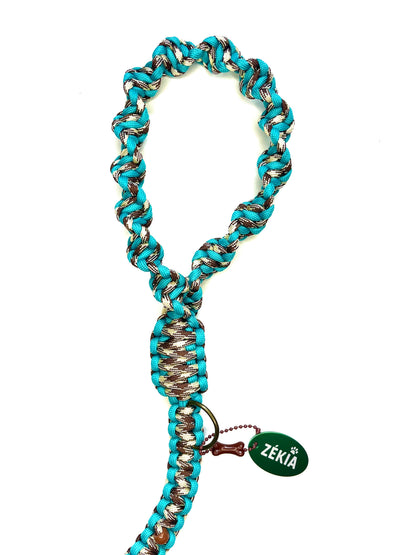 Laisse pour chien en paracorde faite main à Marseille - Zékia accessoires artisanaux